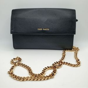 Vince Camuto Zosia Black Leather Crossbody